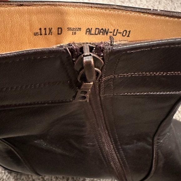 Bally Switzerland Parawet Leather Boots Mens US 11.5 - Picture 3 of 9